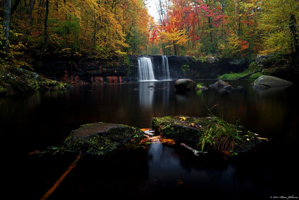 Wolf Creek Falls in early October - Banning State Park