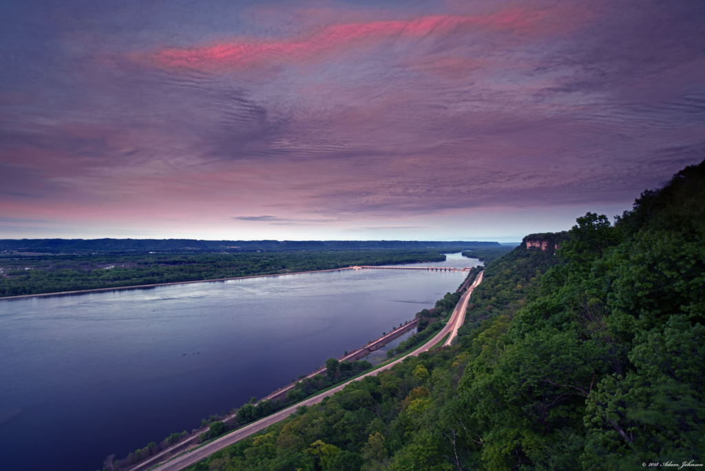 Twilight sky at John A. Latsch State Park