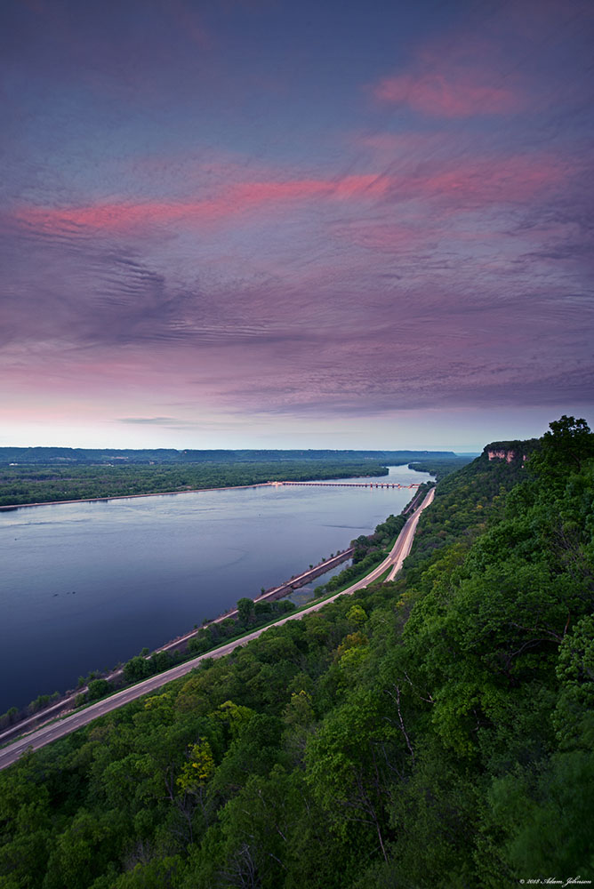 Twilight sky at John A. Latsch State Park