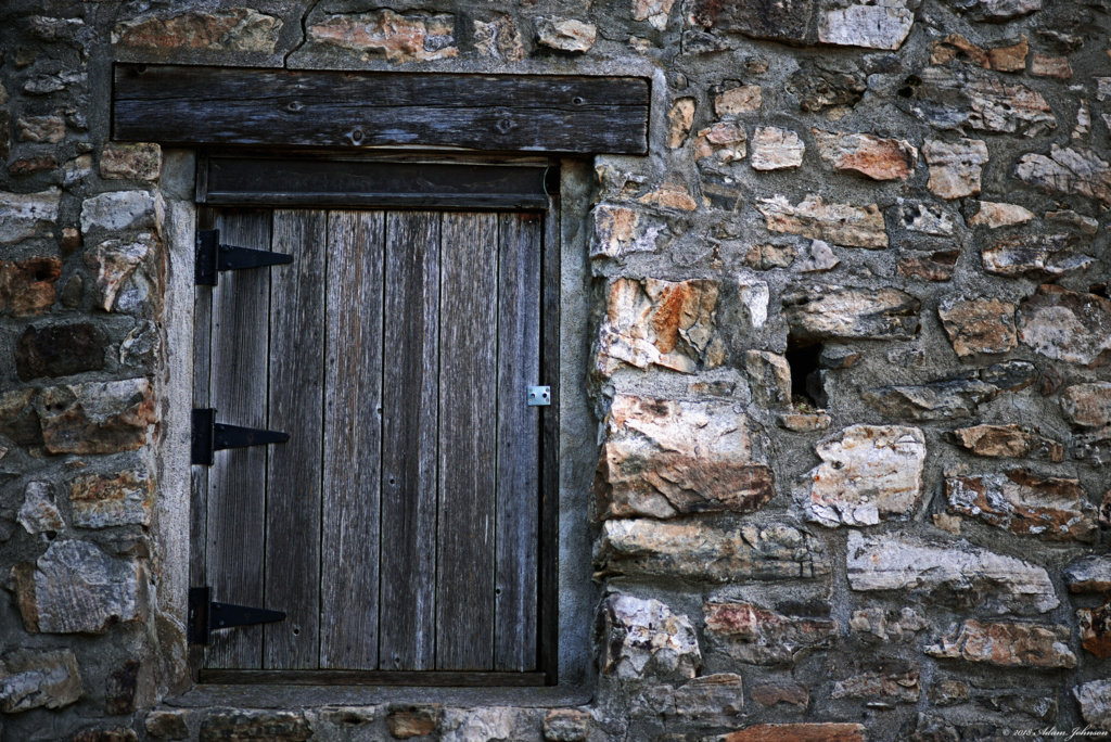 Wood plank window of Seppmann Mill