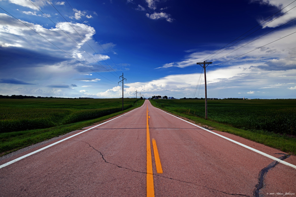 Looking north on County Rd 33