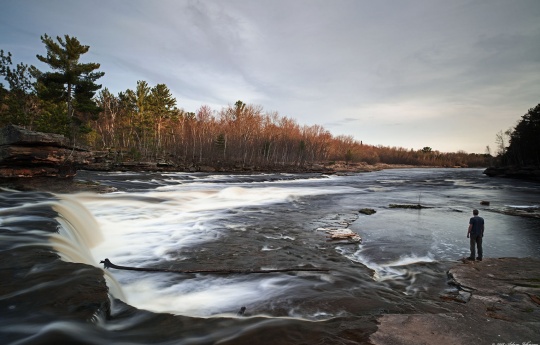 "As the Sun Sets" Standing below Big Spring Falls at sunset | Big Spring Falls Banning State Park