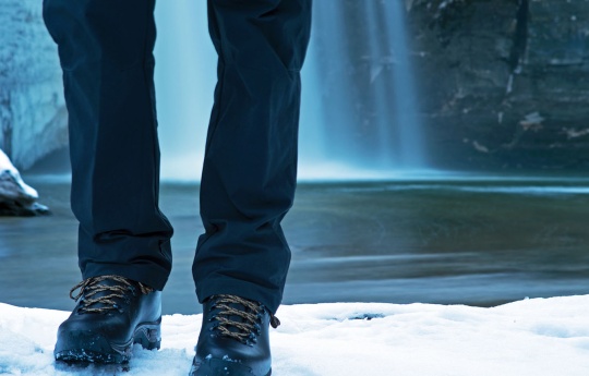 "Asolo TPS 535 Hiking Boots" Hiking in winter at Minneopa State Park - Asolo TPS 535 Hiking Boots | Minneopa State Park