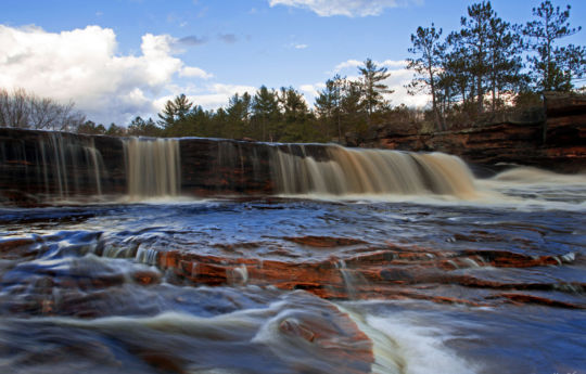 Big Spring Falls in spring | Big Spring Falls Banning State Park