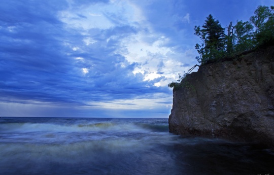 "Breaking Waves" Mouth of the Baptism River - Tettegouche State Park
