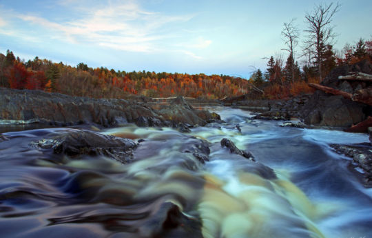 Fall colors on the Saint Louis River | Jay Cooke State Park