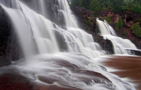 Edge of Gooseberry Falls | Gooseberry Falls State Park