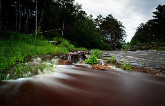 Kettle River after heavy rainfall | Big Spring Falls Banning State Park