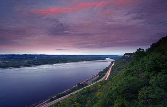 "John A. Latsch State Park Spring Twilight" Twilight Sky at John A. Latsch State Park