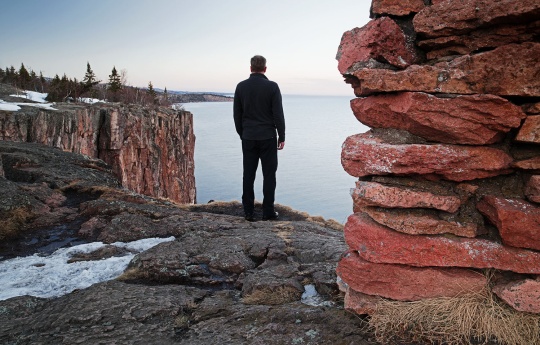 "Looking Out From Palisade Head" Standing on the edge at Palisade Head - Tettegouche State Park