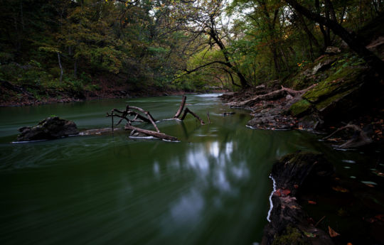 Minneopa Creek in mid-September - Minneopa State Park