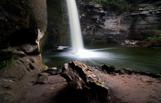 "Minneopa Falls In the Rain" Minneopa Falls | Minneopa State Park