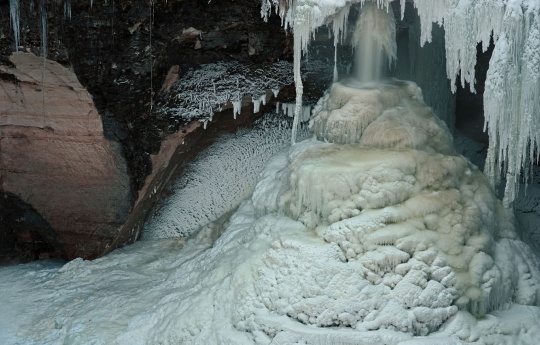 "Minneopa Falls Sub Zero" Minneopa Falls Ice build up during cold stretch | Minneopa State Park