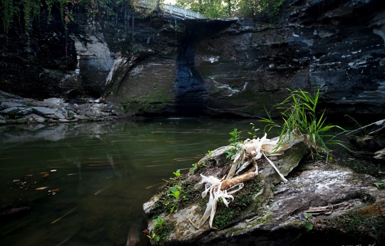 Minneopa Falls after a summer of drought