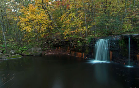 Falls colors at Wolf Creek Falls | Banning State Park