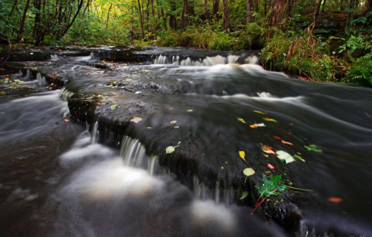 Wolf Creek just above wolf creek falls | Banning State Park