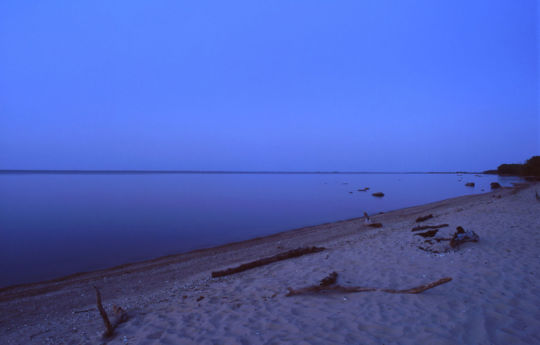 Beach at Zippel Bay State Park 30 minutes after sunset