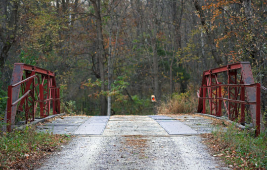 Bridge over Beaver Creek at Beaver Falls County Park | Renville County MN