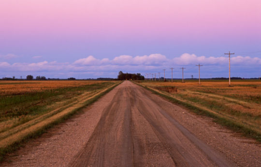 Facing east after sunset northwest of Roseau, MN | Roseau County MN