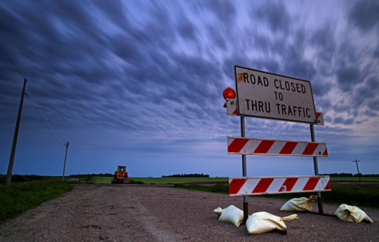 County Road 4 construction south of Bird Island, MN | Renville County MN