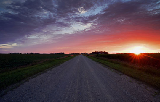 Sunset in July south of Arlington, MN | Sibley County Minnesota