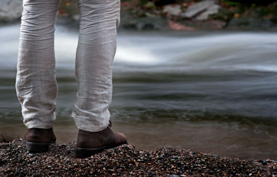 Standing along the banks of Beaver Creek in summer | Renville County MN