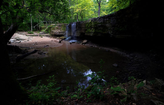 Wide view of Hidden Falls | Nerstrand-Big Woods State Park