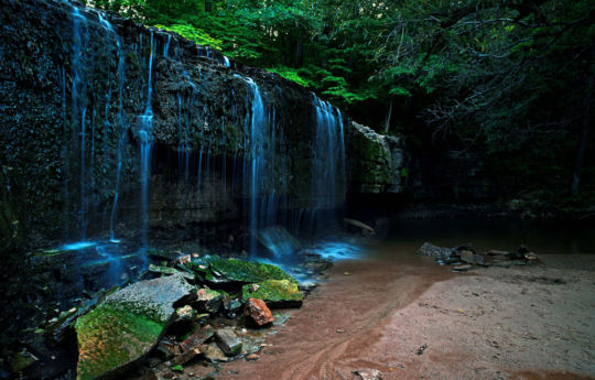 Low water at Hidden Falls - Nerstrand Big Woods State Park