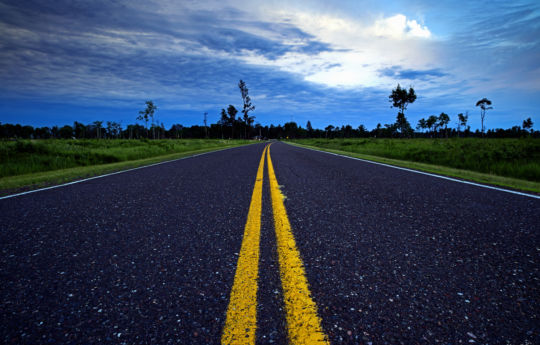 Road leading to the ranger station | St. Croix State Park